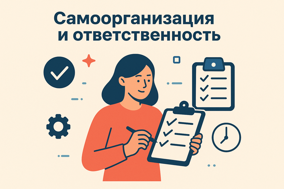 Самоорганизация и ответственность - ключевые мягкие навыки